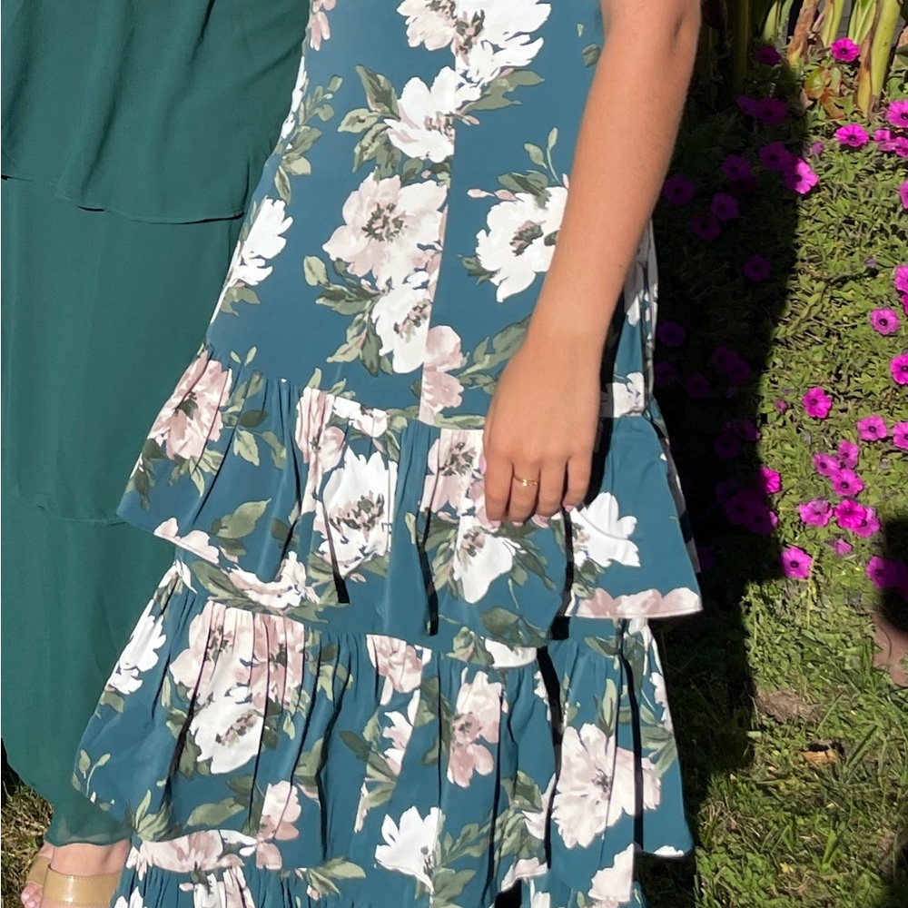 Floral Tiered Maxi Dress